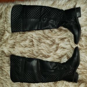 JustFab Over the Knee Heeled Tall Boot